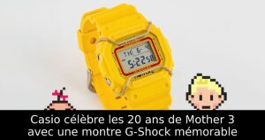 Casio célèbre les 20 ans de Mother 3 avec une montre G-Shock mémorable