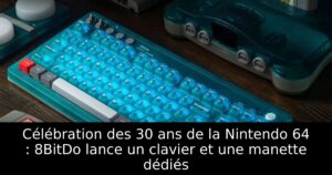 Célébration des 30 ans de la Nintendo 64 : 8BitDo lance un clavier et une manette dédiés