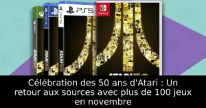 Célébration des 50 ans d'Atari : Un retour aux sources avec plus de 100 jeux en novembre