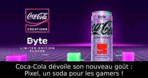Coca-Cola dévoile son nouveau goût : Pixel, un soda pour les gamers !