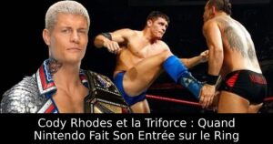 Cody Rhodes et la Triforce : Quand Nintendo Fait Son Entrée sur le Ring