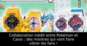Collaboration inédit entre Pokémon et Casio : des montres qui vont faire vibrer les fans !