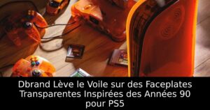 Dbrand Lève le Voile sur des Faceplates Transparentes Inspirées des Années 90 pour PS5