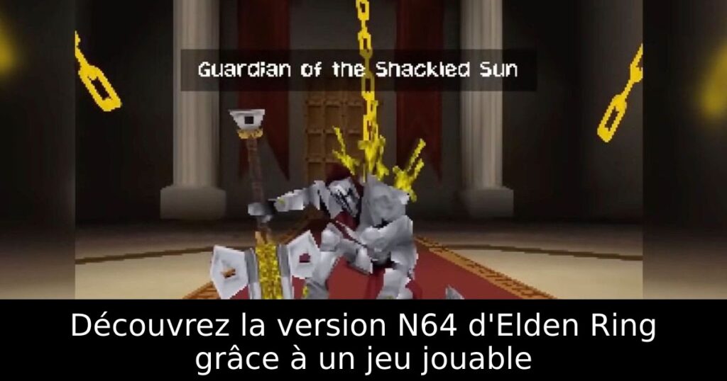 Découvrez la version N64 d'Elden Ring grâce à un jeu jouable