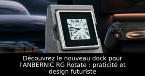 Découvrez le nouveau dock pour l'ANBERNIC RG Rotate : praticité et design futuriste