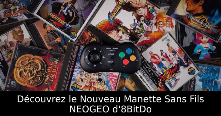 Découvrez le Nouveau Manette Sans Fils NEOGEO d'8BitDo