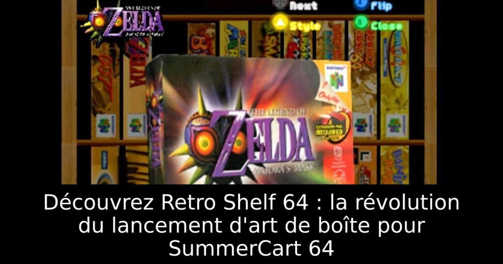 Découvrez Retro Shelf 64 : la révolution du lancement d'art de boîte pour SummerCart 64