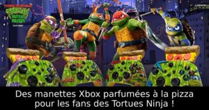 Des manettes Xbox parfumées à la pizza pour les fans des Tortues Ninja !