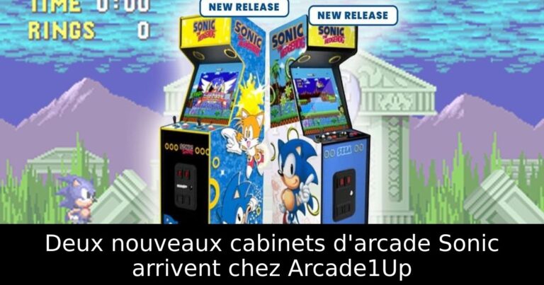 Deux nouveaux cabinets d'arcade Sonic arrivent chez Arcade1Up
