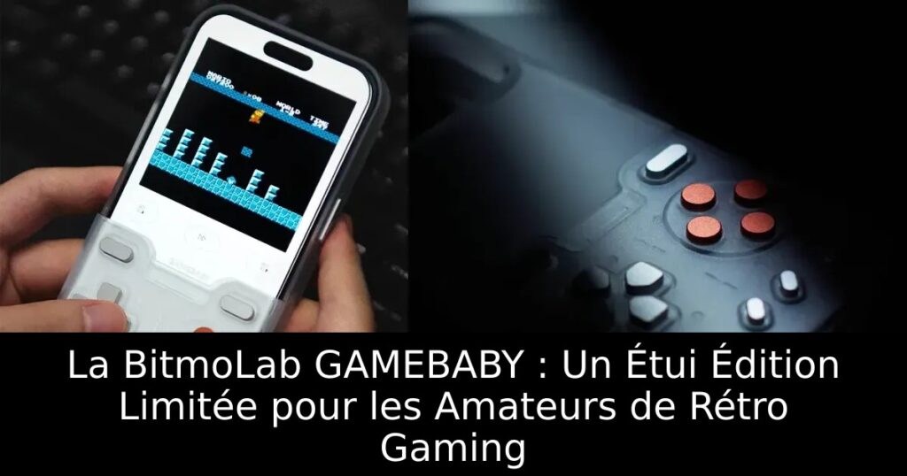 La BitmoLab GAMEBABY : Un Étui Édition Limitée pour les Amateurs de Rétro Gaming