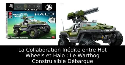 La Collaboration Inédite entre Hot Wheels et Halo : Le Warthog Construisible Débarque