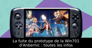 La fuite du prototype de la Win701 d'Anbernic : toutes les infos