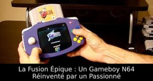 La Fusion Épique : Un Gameboy N64 Réinventé par un Passionné