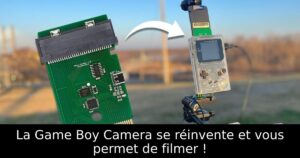 La Game Boy Camera se réinvente et vous permet de filmer !
