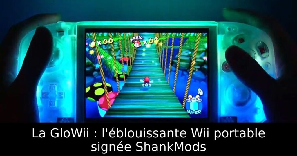 La GloWii : l'éblouissante Wii portable signée ShankMods