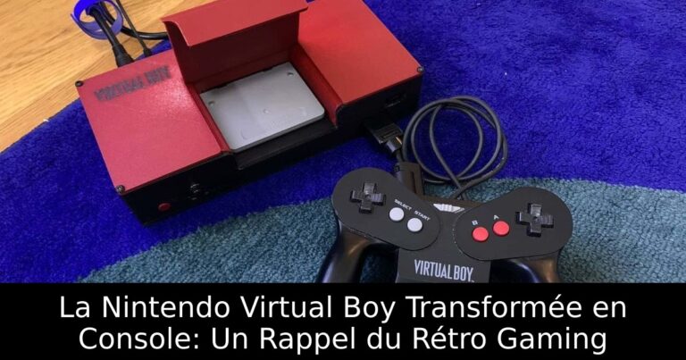 La Nintendo Virtual Boy Transformée en Console: Un Rappel du Rétro Gaming