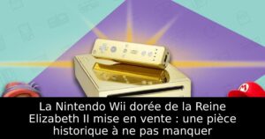 La Nintendo Wii dorée de la Reine Elizabeth II mise en vente : une pièce historique à ne pas manquer