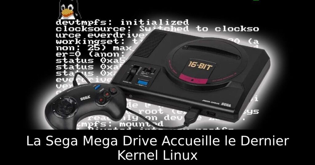 La Sega Mega Drive Accueille le Dernier Kernel Linux