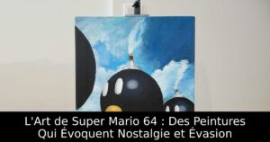 L'Art de Super Mario 64 : Des Peintures Qui Évoquent Nostalgie et Évasion