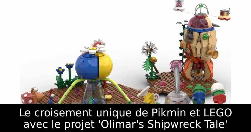 Le croisement unique de Pikmin et LEGO avec le projet 'Olimar's Shipwreck Tale'