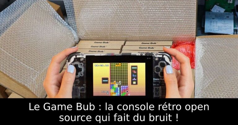 Le Game Bub : la console rétro open source qui fait du bruit !