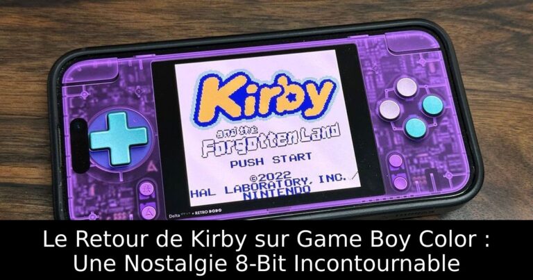 Le Retour de Kirby sur Game Boy Color : Une Nostalgie 8-Bit Incontournable