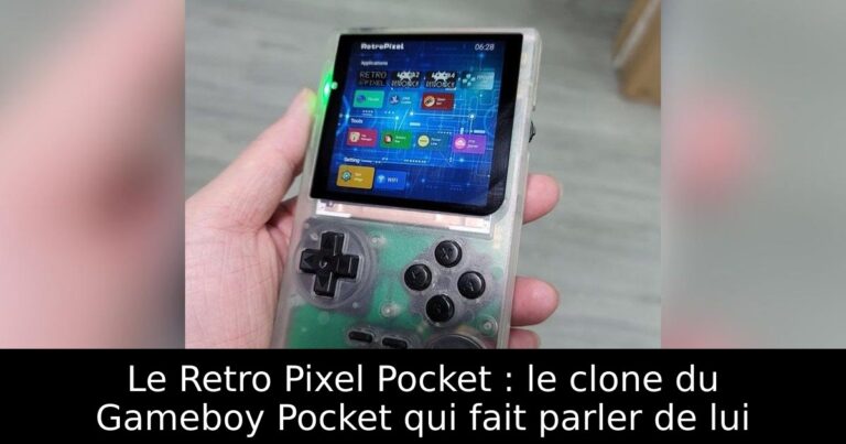 Le Retro Pixel Pocket : le clone du Gameboy Pocket qui fait parler de lui