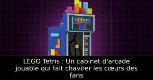 LEGO Tetris : Un cabinet d'arcade jouable qui fait chavirer les cœurs des fans