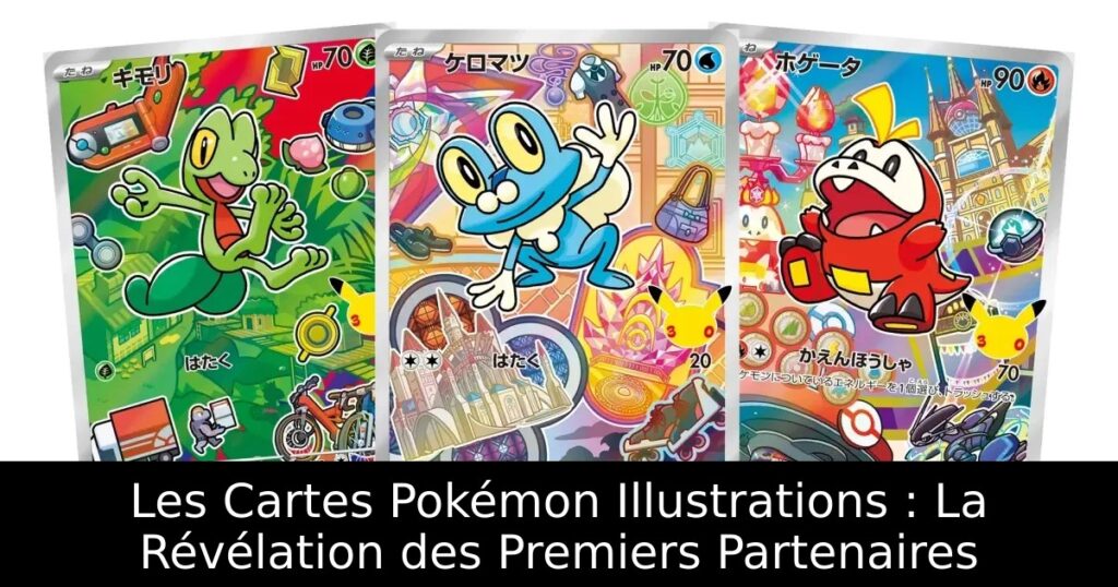 Les Cartes Pokémon Illustrations : La Révélation des Premiers Partenaires