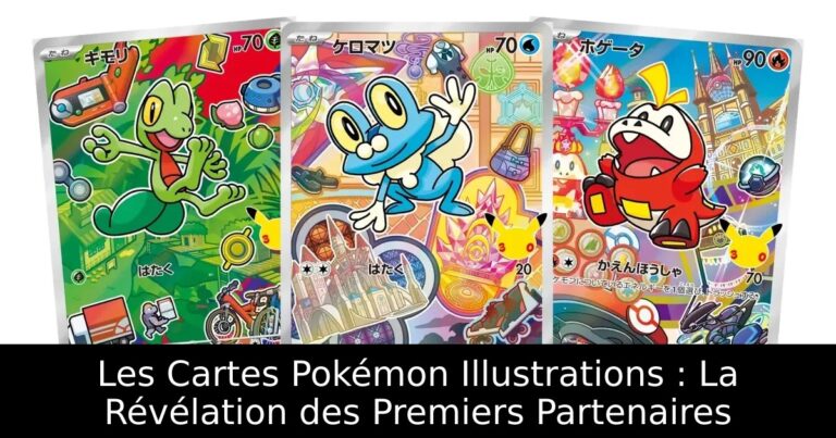 Les Cartes Pokémon Illustrations : La Révélation des Premiers Partenaires