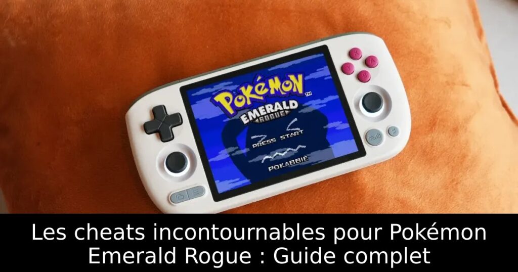 Les cheats incontournables pour Pokémon Emerald Rogue : Guide complet