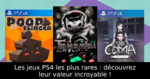 Les jeux PS4 les plus rares : découvrez leur valeur incroyable !