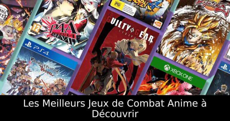 Les Meilleurs Jeux de Combat Anime à Découvrir