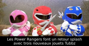 Les Power Rangers font un retour splash avec trois nouveaux jouets Tubbz
