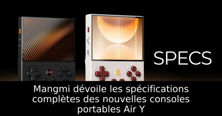 Mangmi dévoile les spécifications complètes des nouvelles consoles portables Air Y