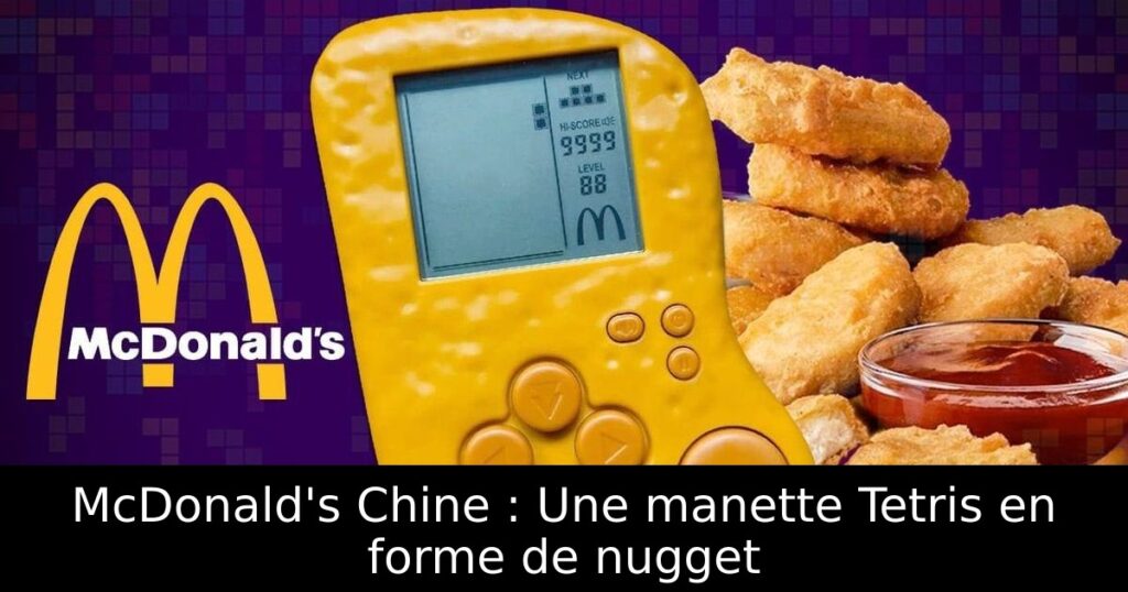 McDonald's Chine : Une manette Tetris en forme de nugget