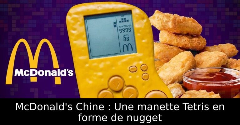 McDonald's Chine : Une manette Tetris en forme de nugget