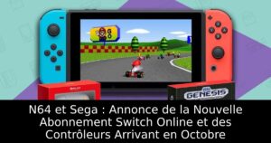 N64 et Sega : Annonce de la Nouvelle Abonnement Switch Online et des Contrôleurs Arrivant en Octobre