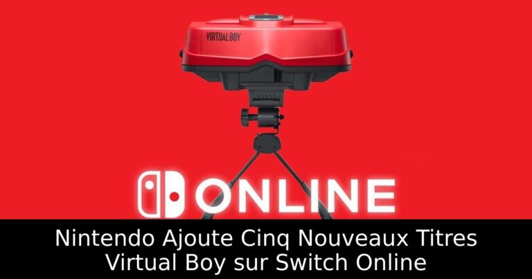 Nintendo Ajoute Cinq Nouveaux Titres Virtual Boy sur Switch Online