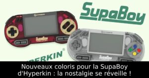 Nouveaux coloris pour la SupaBoy d'Hyperkin : la nostalgie se réveille !