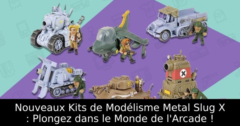 Nouveaux Kits de Modélisme Metal Slug X : Plongez dans le Monde de l'Arcade !