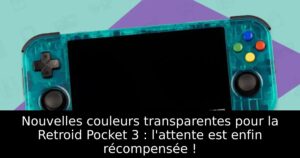 Nouvelles couleurs transparentes pour la Retroid Pocket 3 : l'attente est enfin récompensée !