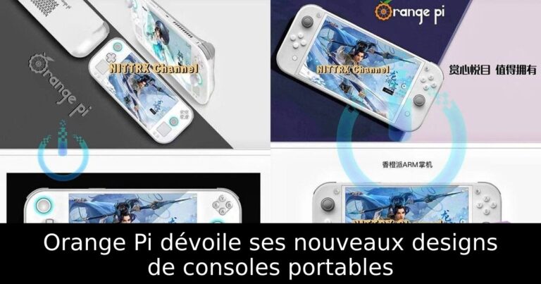 Orange Pi dévoile ses nouveaux designs de consoles portables