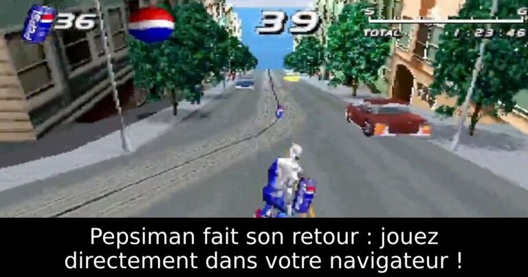 Pepsiman fait son retour : jouez directement dans votre navigateur !