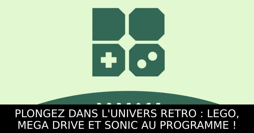 PLONGEZ DANS L'UNIVERS RETRO : LEGO, MEGA DRIVE ET SONIC AU PROGRAMME !