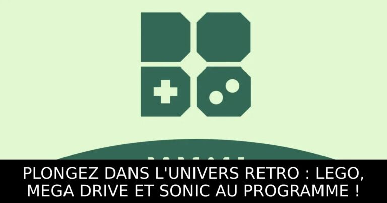 PLONGEZ DANS L'UNIVERS RETRO : LEGO, MEGA DRIVE ET SONIC AU PROGRAMME !