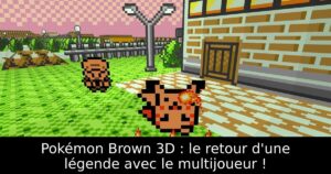 Pokémon Brown 3D : le retour d'une légende avec le multijoueur !