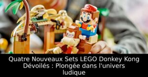 Quatre Nouveaux Sets LEGO Donkey Kong Dévoilés : Plongée dans l'univers ludique
