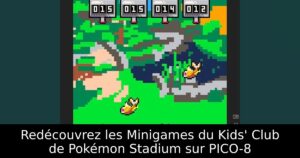 Redécouvrez les Minigames du Kids' Club de Pokémon Stadium sur PICO-8