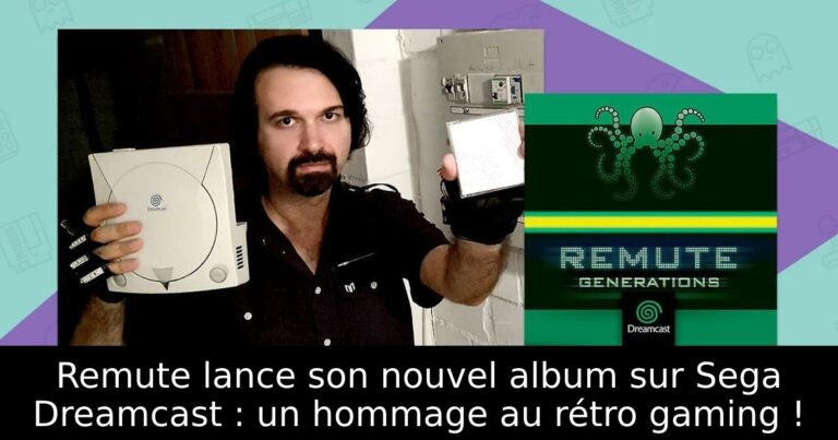 Remute lance son nouvel album sur Sega Dreamcast : un hommage au rétro gaming !